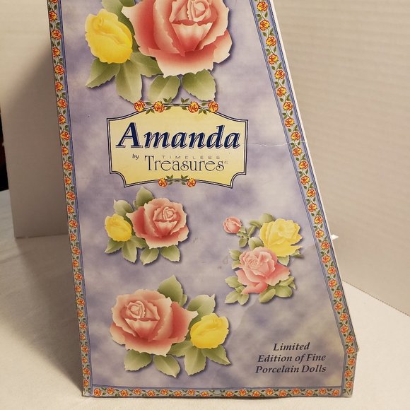 AMANDA DOLL by TIMELESS TREASURES - 2001 LIMITED EDITION PORCELAIN DOLL w/ BOX - Picture 8 of 16